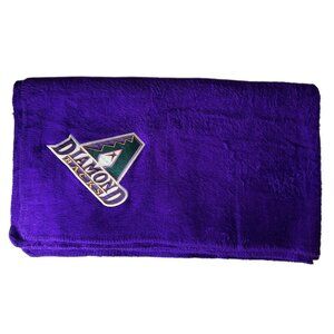 Arizona Diamondbacks Purple Fleece Throw Blanket 60" X 50" By Team Fleece USA